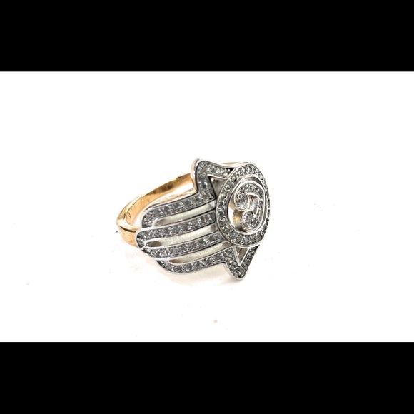 Hamsa Hand women’s rings size 8 - Picture 2 of 4